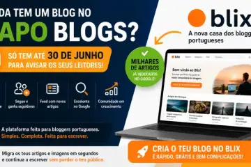 Ainda tens um blog no SAPO? Faz isto antes de 30 de junho.