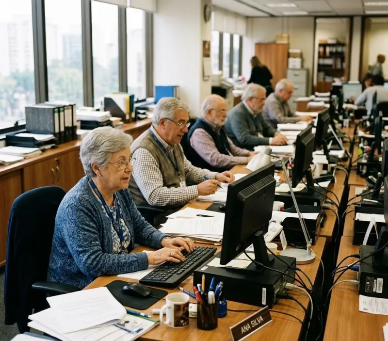 Média de idades dos Oficiais de Justiça aumenta para 52,7 anos