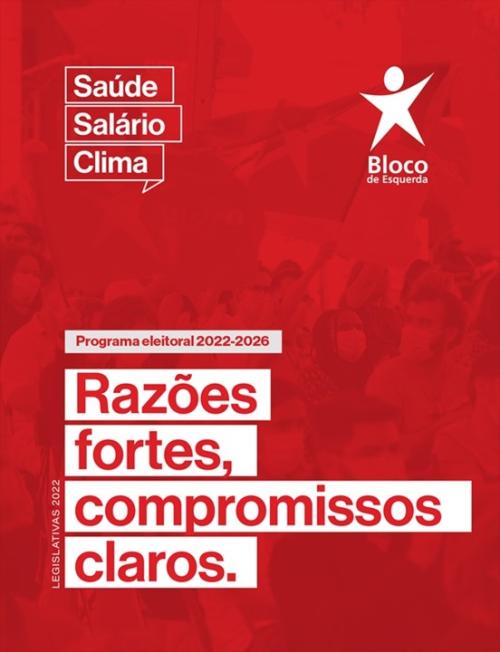 Divulgação de programas eleitorais: hoje o do Bloco de Esquerda