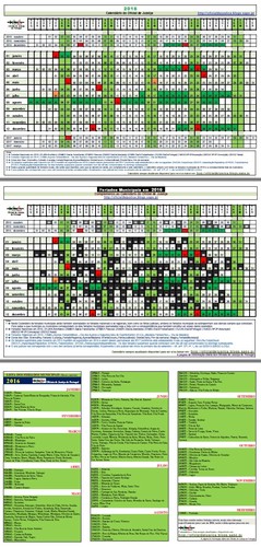 Calendário OJ 2016