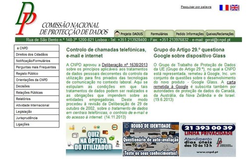 A Segurança dos Nossos Dados