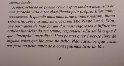 A Terra Devastada - T. S. Eliot