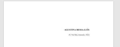 Agustina Bessa-Luís