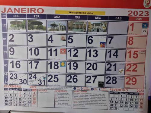 O Calendário 2023
