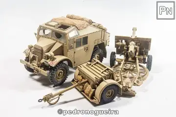 Tamiya 1/35 British 25pdr. Field Gun and Quad Gun Tractor