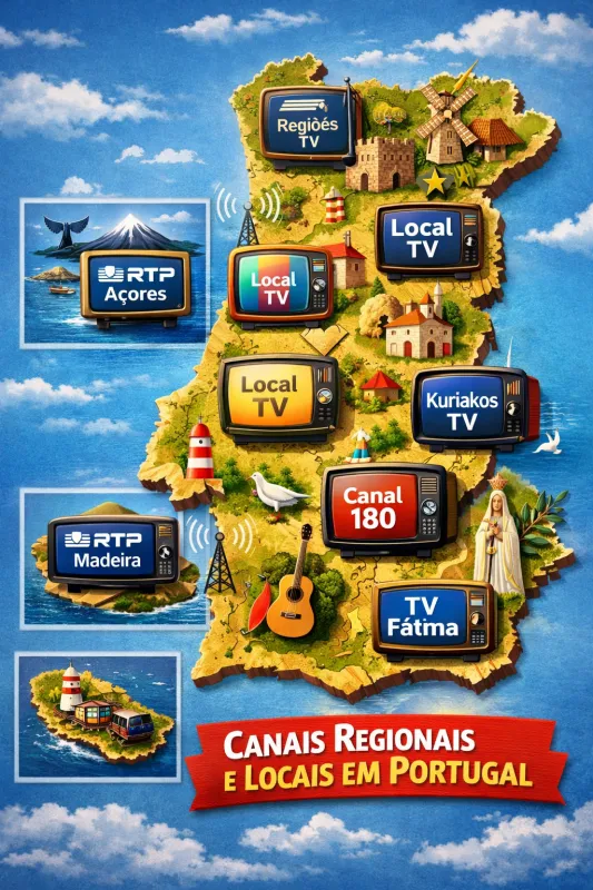 Canais de Televisão Regionais e Locais em Portugal