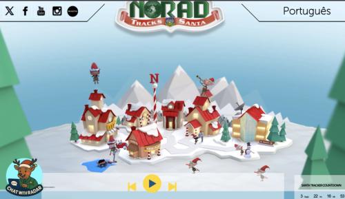 Como seguir em direto a viagem do Pai Natal! 🧑‍🎄