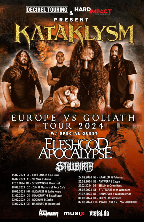 KATAKLYSM de volta à Europa