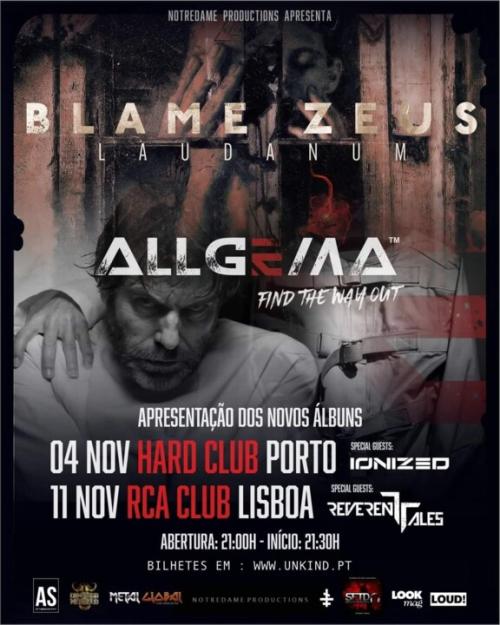 BLAME ZEUS e ALLGEMA apresentam os novos álbuns