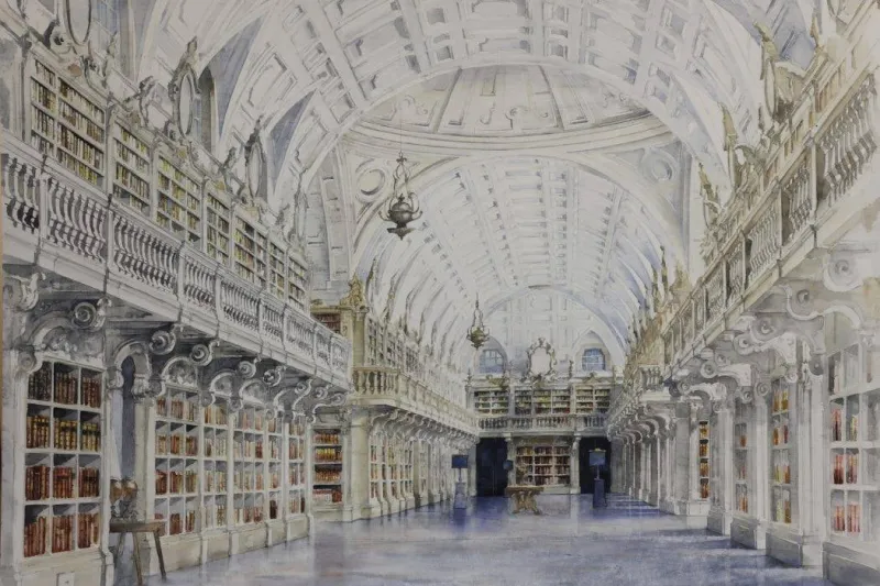 “Biblioteca do Palácio Convento de Mafra” - Paulo Ossião