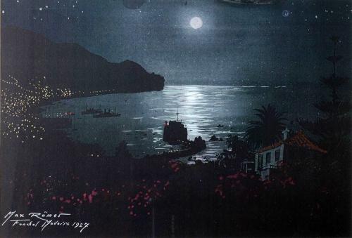 29 Baía do Funchal à noite- 1927_Max Römer