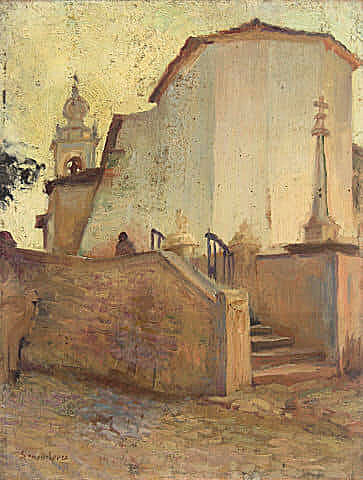 26Jan A igreja - Adriano de Sousa Lopes (1879-1944)