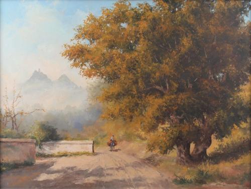 30Jan Sol e neblina na Serra de Sintra - Manuel Ferreira (1927-2017)