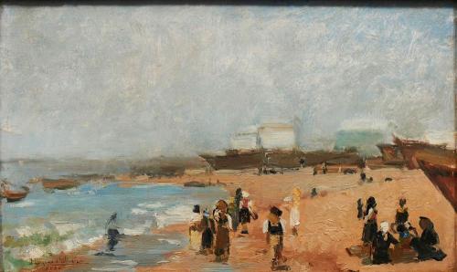 06Jul Praia da Póvoa, 1880 - João Marques de Oliveira (1853 - 1927)
