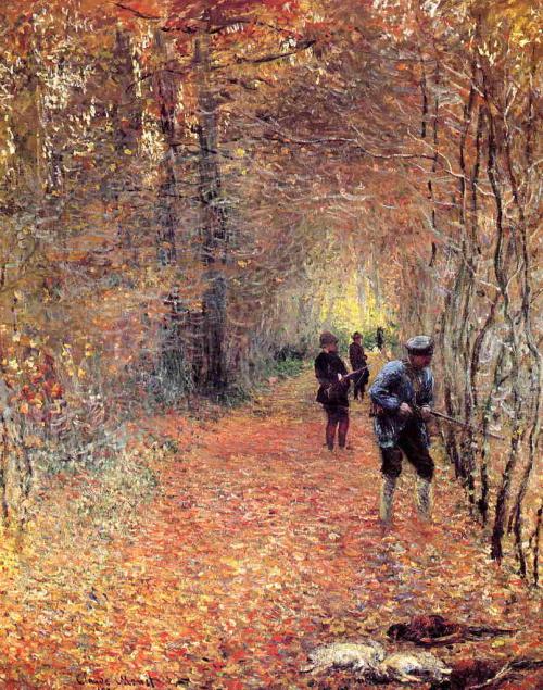 06Nov A Caça - Claude Monet