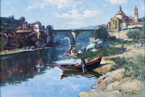 26Nov A Ponte de São Gonçalo de Amarante - Fausto Gonçalves (1893-1947)