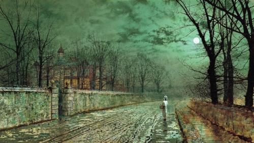 16Dez Uma noite enluarada (A Moonlit evening)-1880