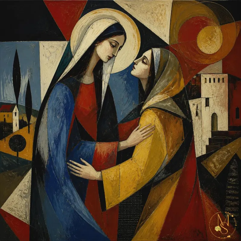 "Visitação de Nossa Senhora" - Mário Silva (IA)