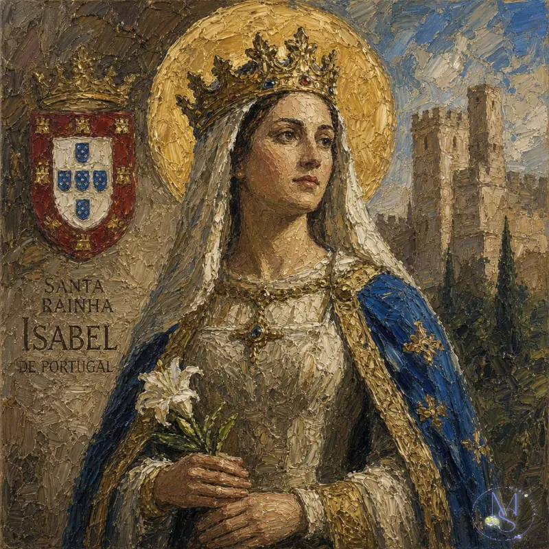 "Rainha Santa Isabel" – Mário Silva (IA)