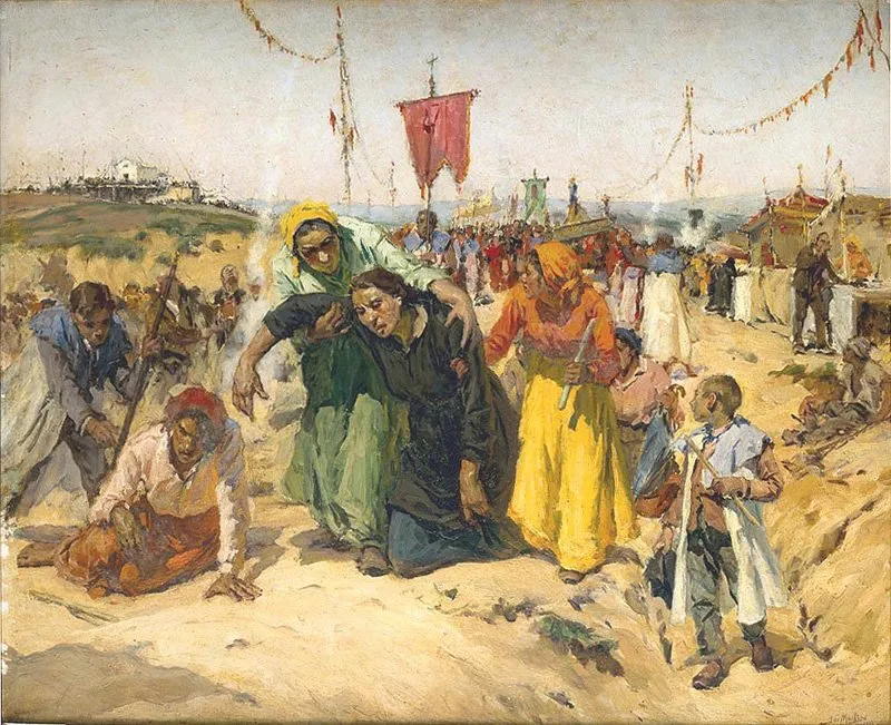“As Promessas” (1933)  José Malhoa (1855–1933)