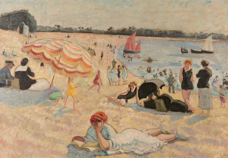 “Na praia” - Jean Puy (1876–1960)