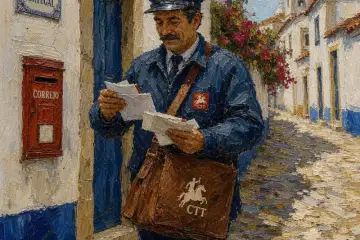"Chegou o carteiro... das 9 p'rás 10" – Mário Silva (IA)