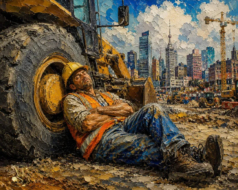 Sur les chantiers: o calor aperta … o cansaço também … - Mário Silva (IA)