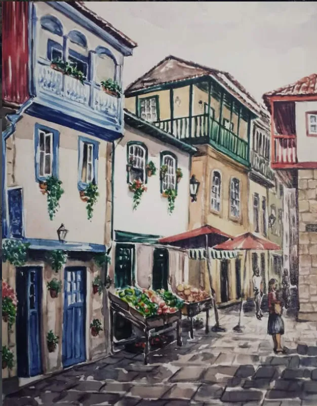"Rua do Centro Histórico” (Chaves) – Mário Lino