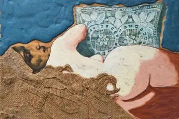 “Rapariga com almofada” - Eurico Borges