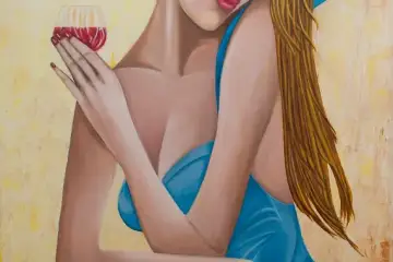 “Mulher de azul” - Luiz Nogueira