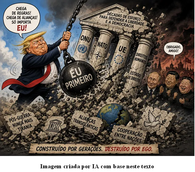 Trump e a demolição por dentro da ordem que conteve o autoritarismo Parte I
