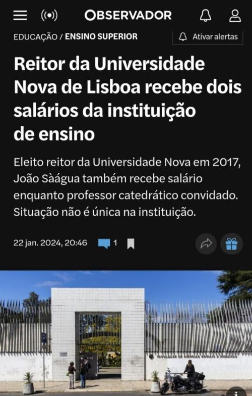 Deixem o pobre homem enriquecer com o emprego pago pelo contribuinte