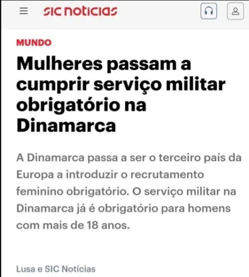 O serviço militar obrigatório só para alguns países