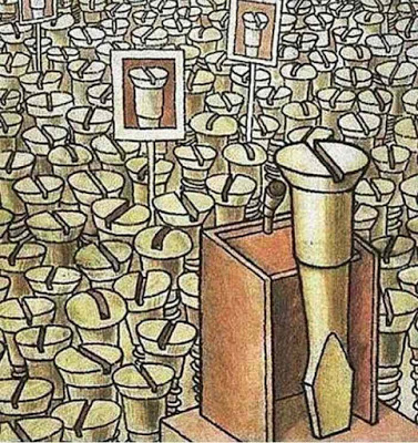 Esta ilustração ajusta-se bem à nossa realidade social e política