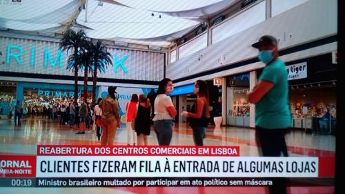 Centros Comerciais em Lisboa à pinha...
