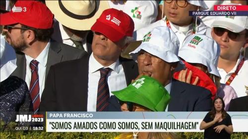 Gostei de os ver no dia 3 da JMJ Lisboa 2023