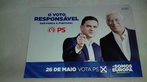 Europeias 2019: Dia 12 - o melhor panfleto destas europeias é do: