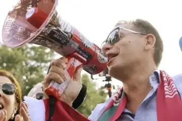 Hoje, no fim do jogo, não fugiu!