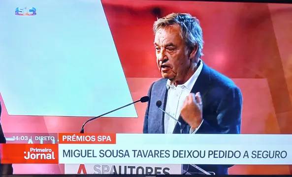 Na cerimónia de entrega dos Prémios SPA, Miguel Sousa Tavares teve a coragem de deixar um apelo ao Presidente da República, em defesa da Língua Portuguesa