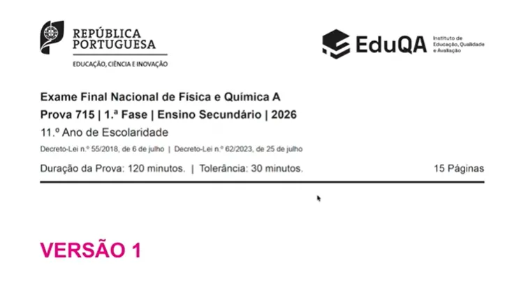 Exames nacionais 2026