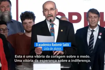 Estudantes venceram eleições.