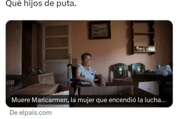 Triste notícia