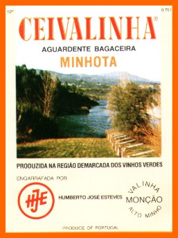 HJE | Rótulo | Aguardente Minhota