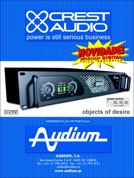 AUDIUM | An&uacute;ncio de Imprensa | Revista: Prom&uacute;sica | Blitz