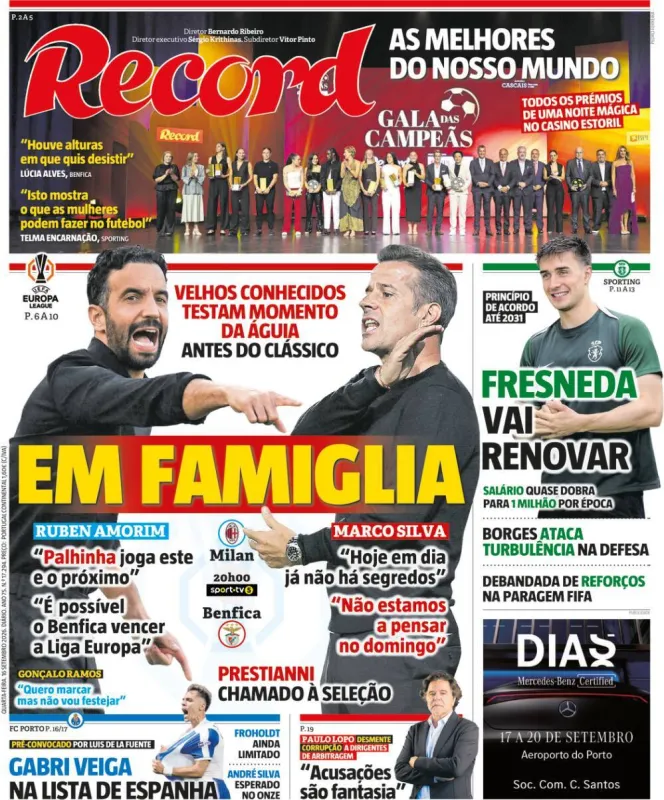 E hoje Benfica