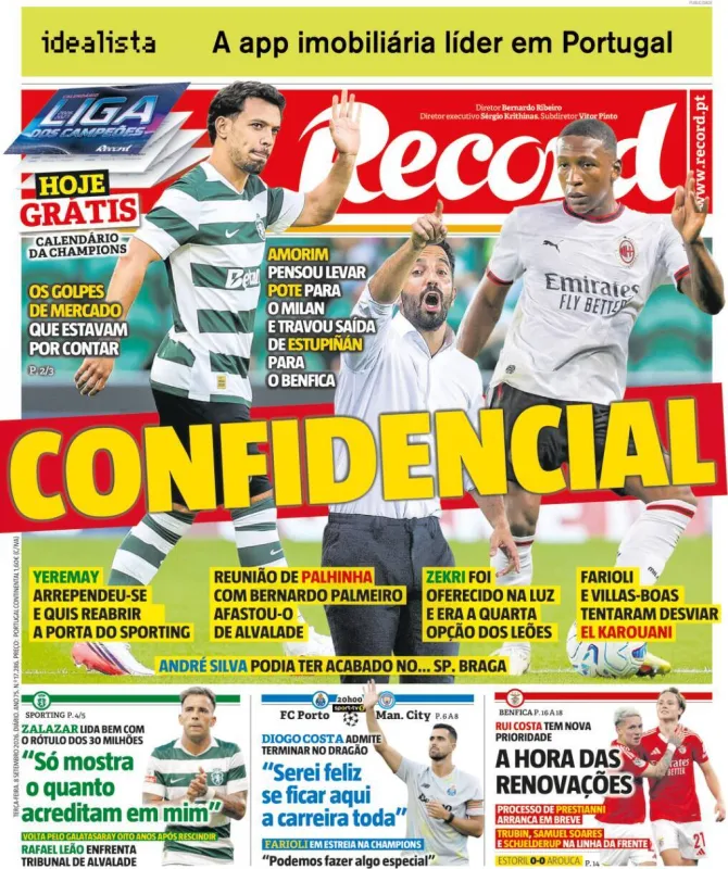 Quero ver isto na champions