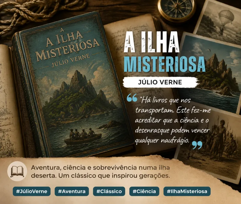 A Ilha Misteriosa e o engenho que atravessa séculos