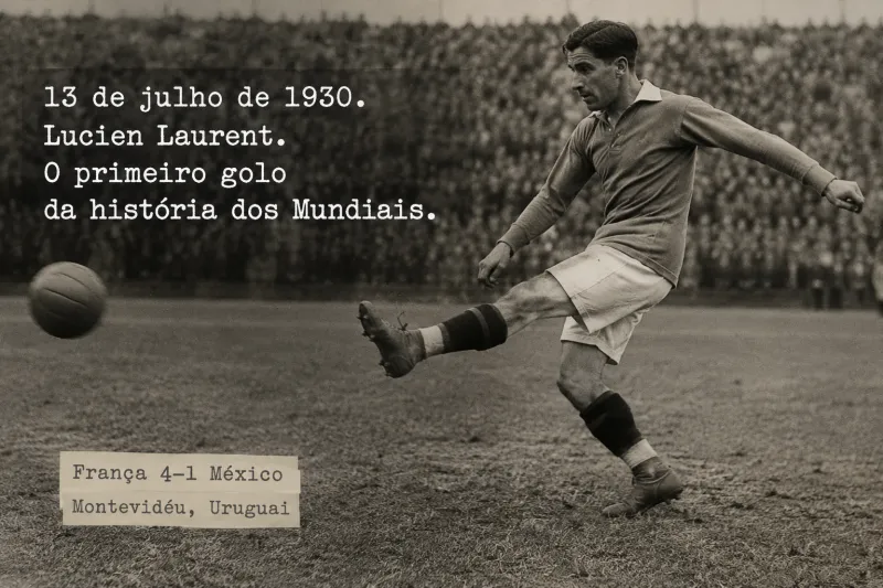 O primeiro golo do Mundial também foi pequeno