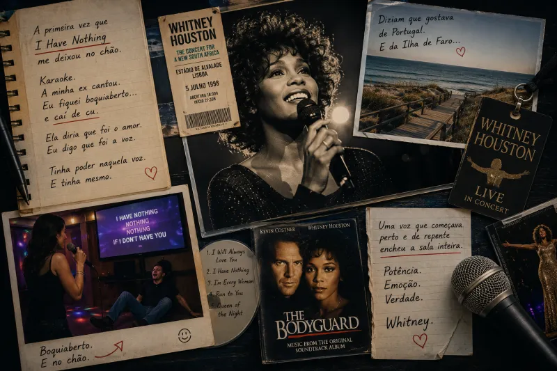 Whitney Houston, uma voz capaz de nos deixar no chão