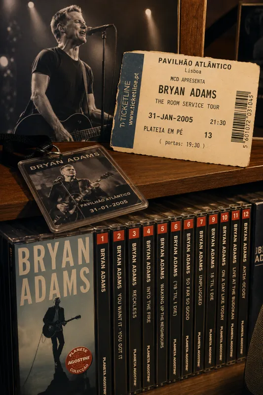 Bryan Adams, uma noite que ficou nos discos